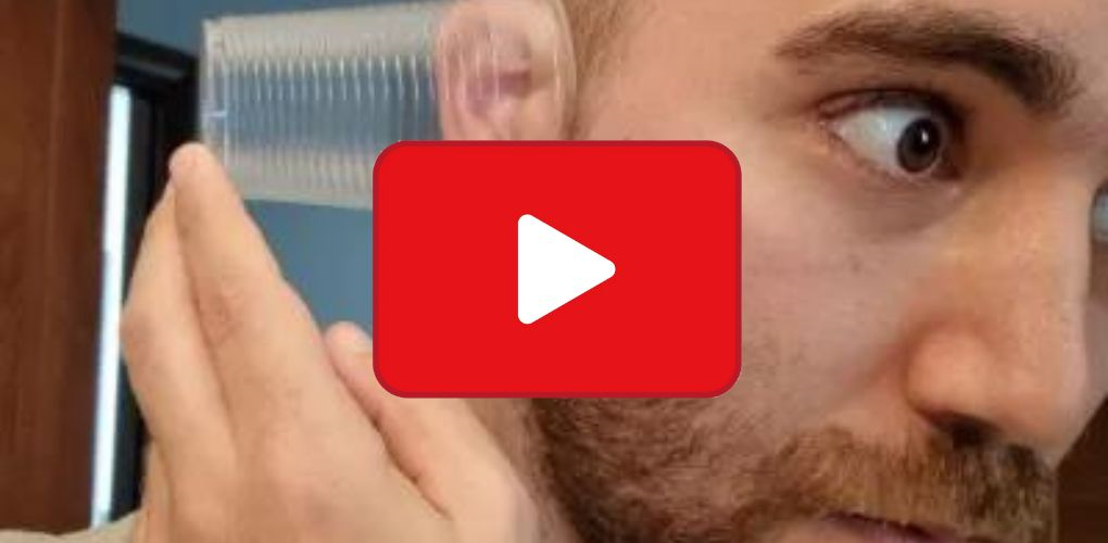 video of man using home remedy to fix tinittus